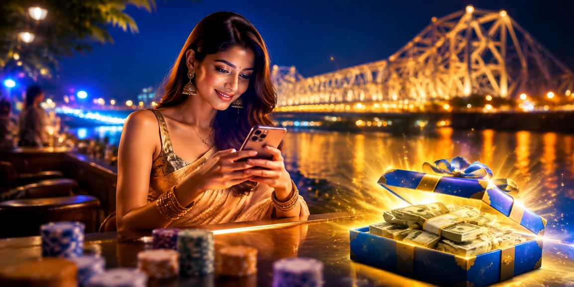 Modern mobile casino app interface in Kolkata